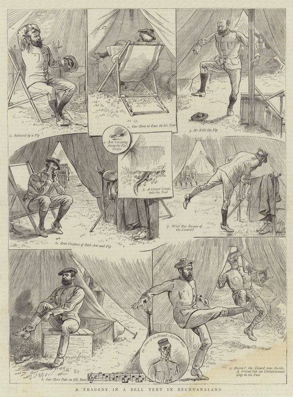 Une tragédie dans une tente de cloche au Bechuanaland - William Ralston