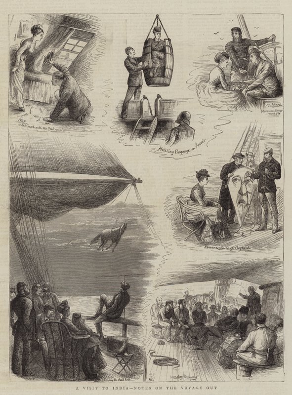 Une visite en Inde, notes sur le voyage aller - William Ralston