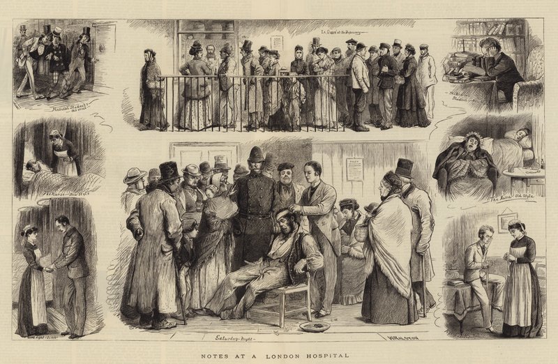 Notes dans un hôpital de Londres - William Ralston