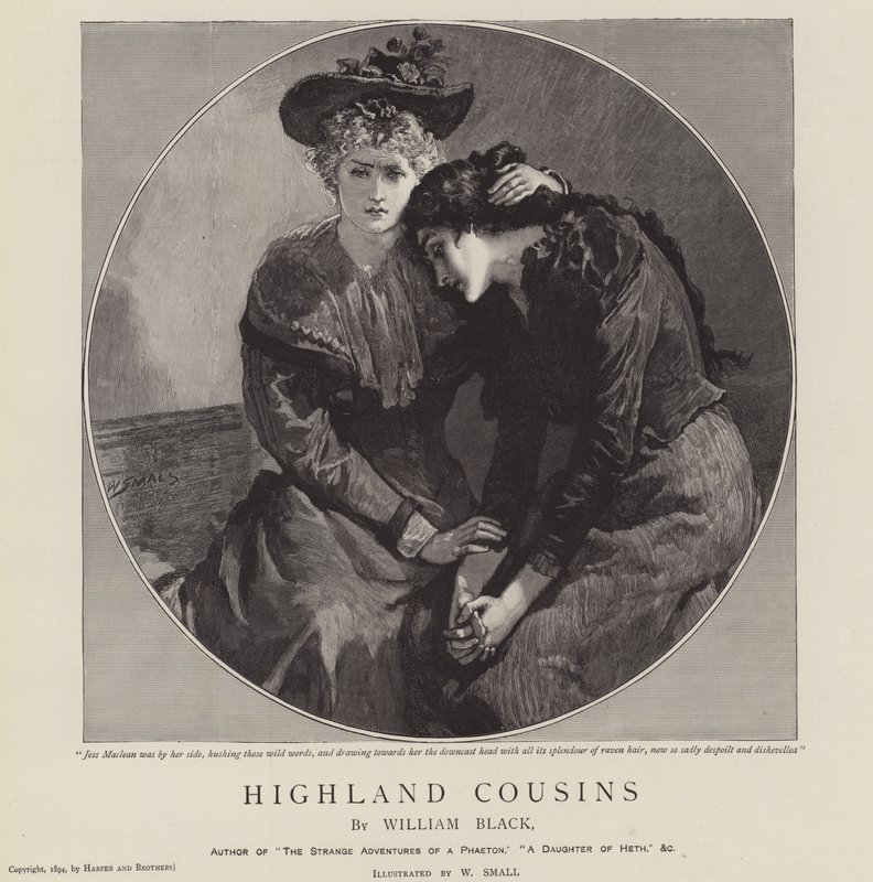 Cousins des Highlands par William Black - William Small