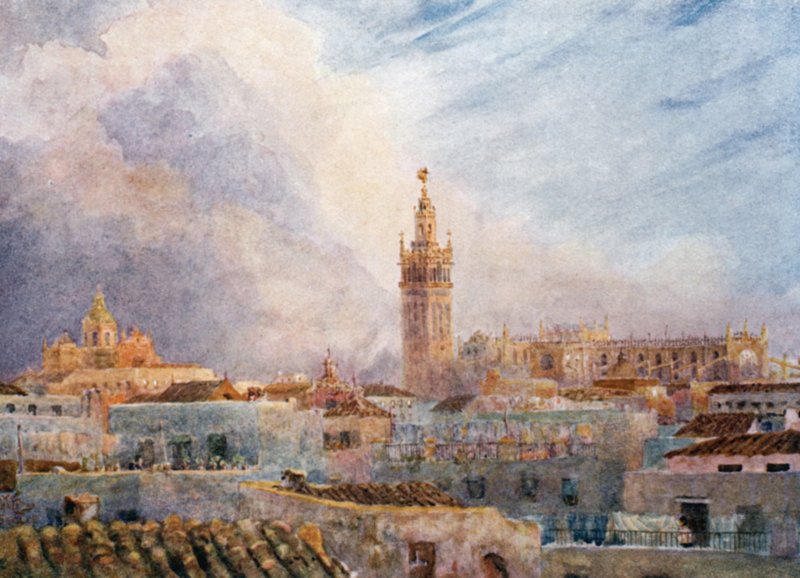 Séville, vue sur la ville - William Wiehe Collins