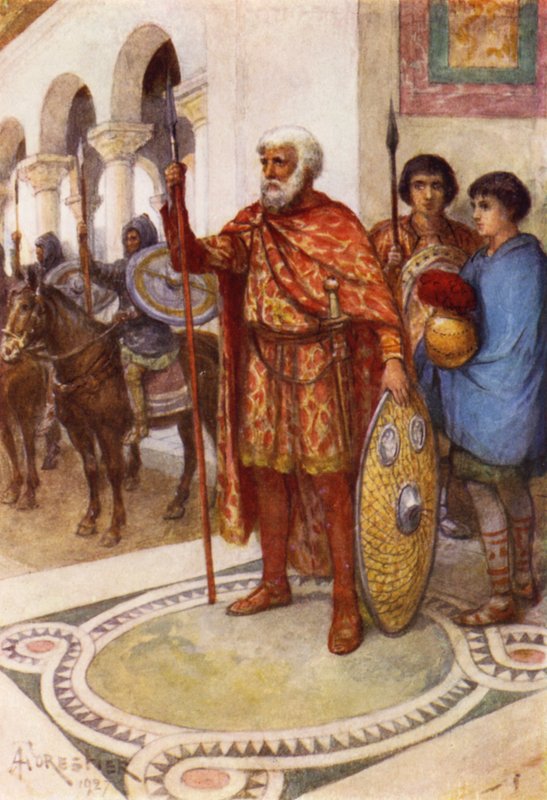 Stilicho, un Vandale, le Magister Utriusque Militiae romain - after Amedee Forestier
