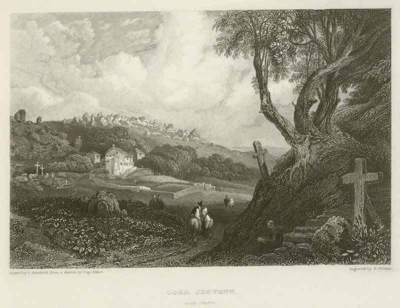 Couvent de Cork, près de Cintra - after C. Stanfield
