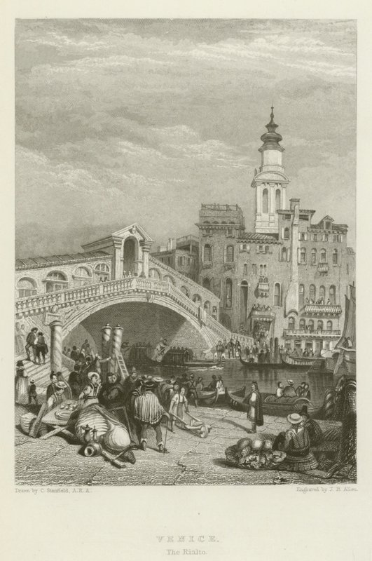 Venise, Le Rialto - after C. Stanfield