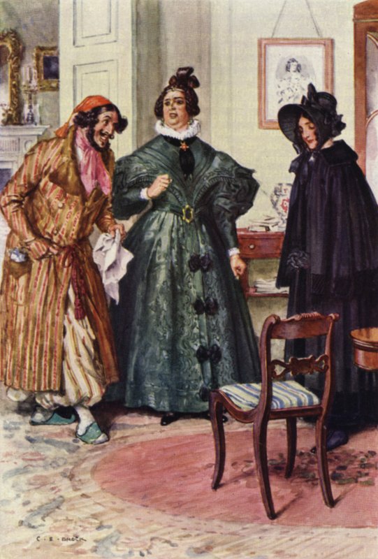 Illustration pour Nicholas Nickleby - after Charles Edmund Brock