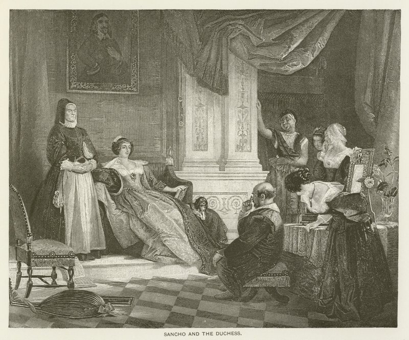 Sancho et la Duchesse - after Charles Robert Leslie
