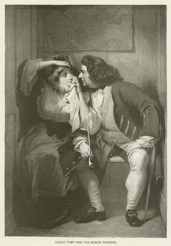 Oncle Toby et la veuve Wadman - after Charles Robert Leslie