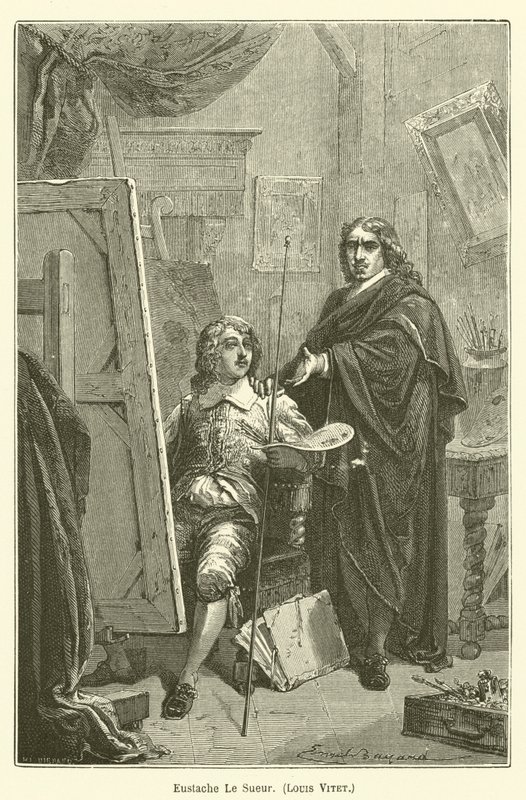 Eustache Le Sueur, Louis Vitet - after Emile Antoine Bayard