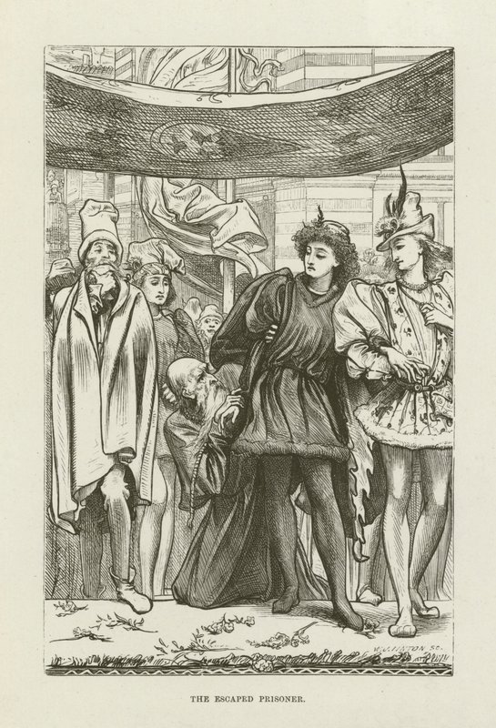 Illustration pour Romola de George Eliot - after Frederic Leighton