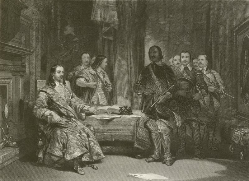 Saisie du Roi à Holdenby - after George Cattermole