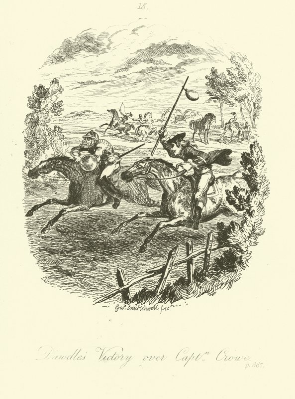 Illustration pour Launcelot Greaves de Tobias Smollett - after George Cruikshank