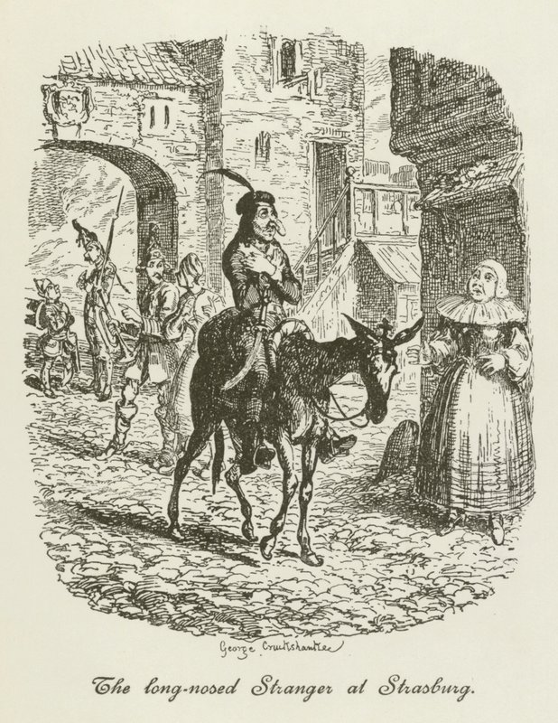 Illustration pour Tristram Shandy - after George Cruikshank