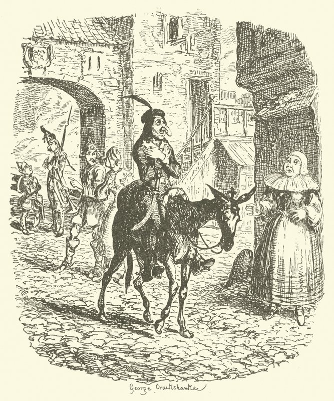 Illustration pour Tristram Shandy - after George Cruikshank