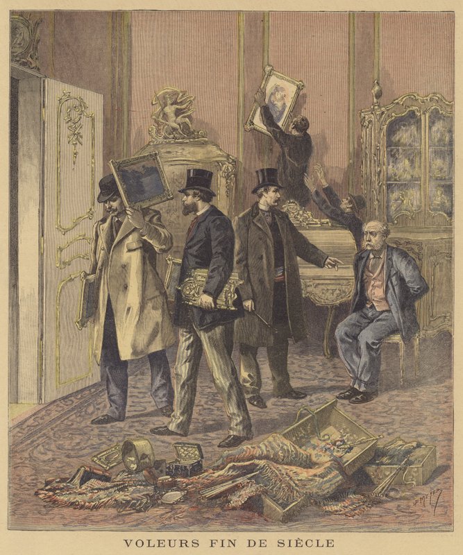 Un vol audacieux - after Henri Meyer