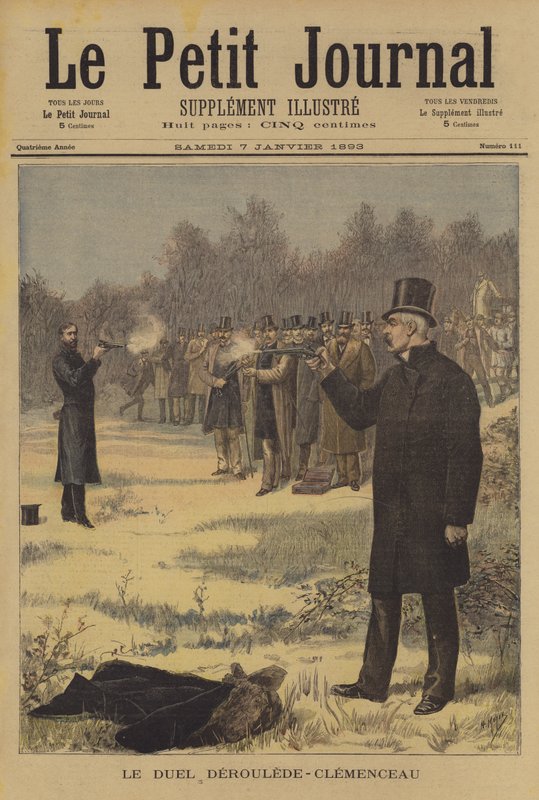 Duel entre Paul Déroulède et Georges Clemenceau - after Henri Meyer