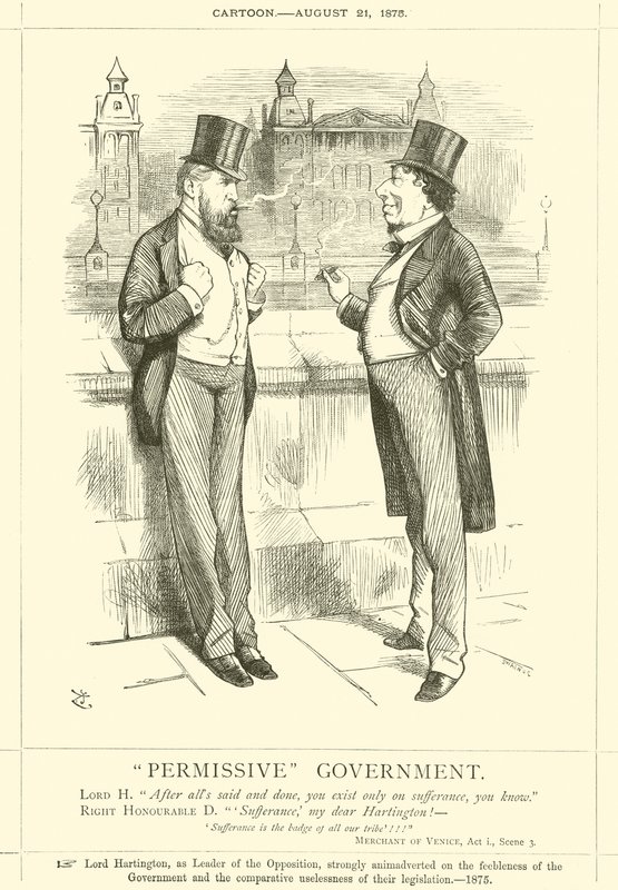 Gouvernement permissif - after John Tenniel