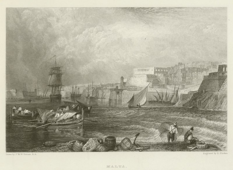 Malte - after Joseph Mallord William Turner
