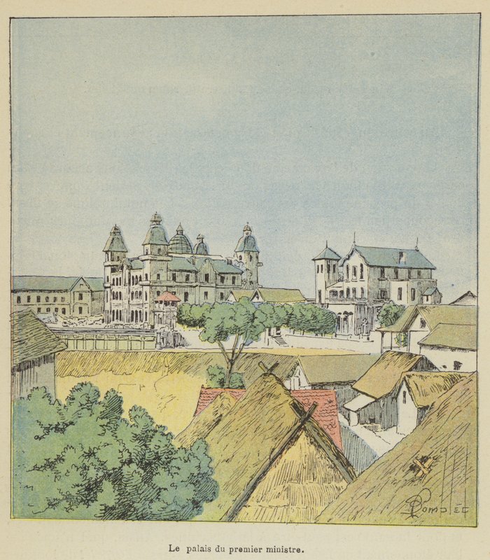 Le palais du premier ministre - after Louis Charles Bombled