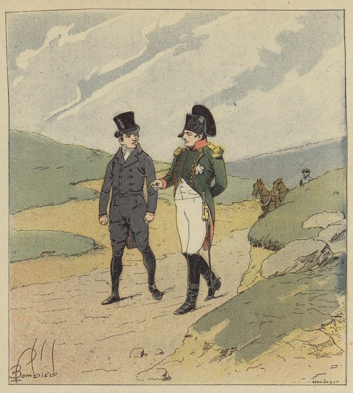 Nous avons continué la promenade - after Louis Charles Bombled