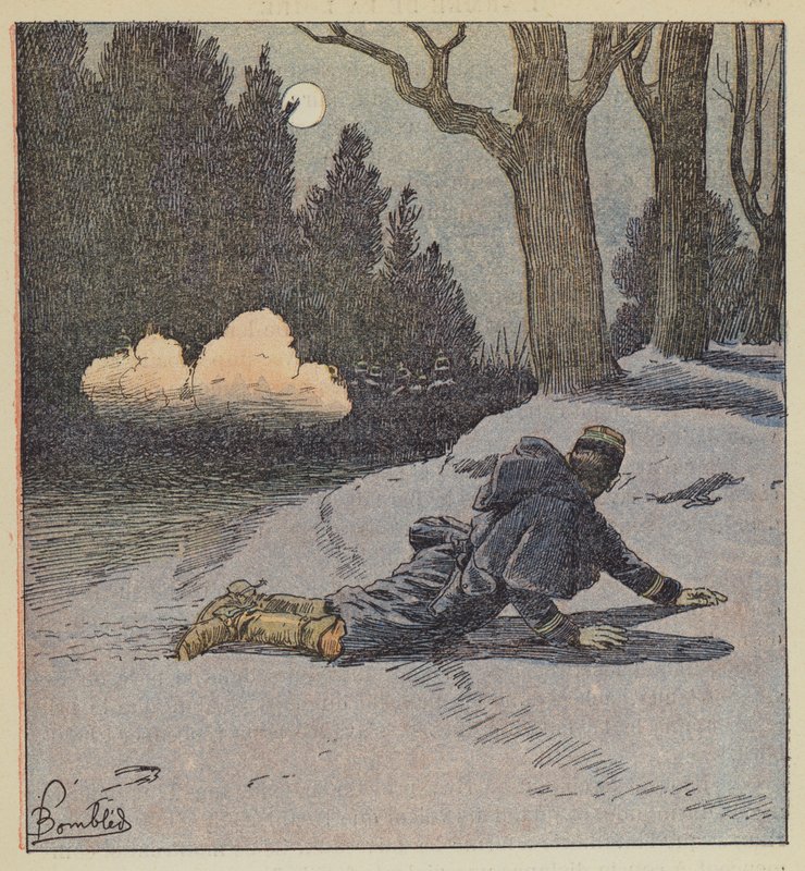 Surprise de Chambord, Le lieutenant-colonel Pinelli - after Louis Charles Bombled