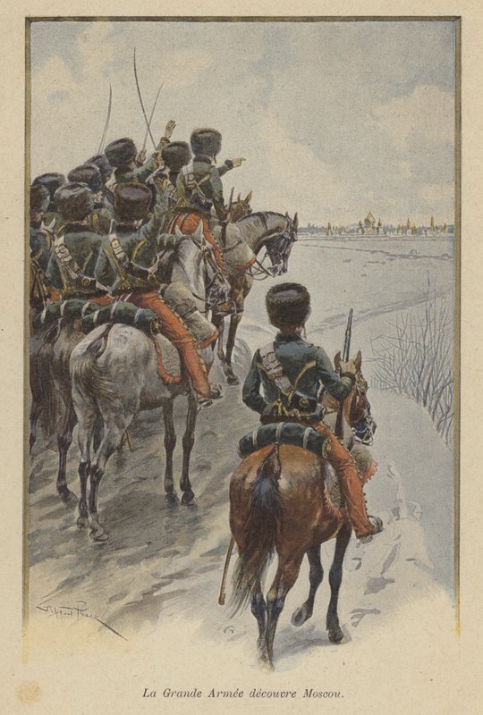 La Grande Armée de Napoléon arrive devant Moscou, 1812 - after Paris