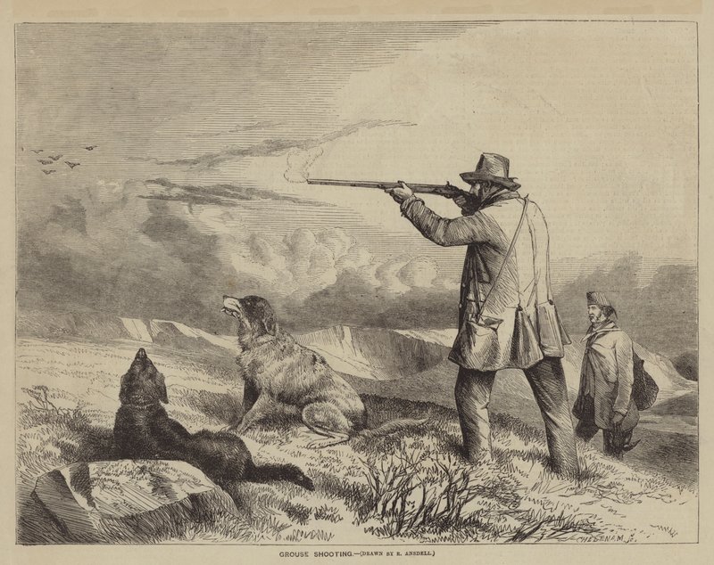 Chasse au grouse - after Richard Ansdell