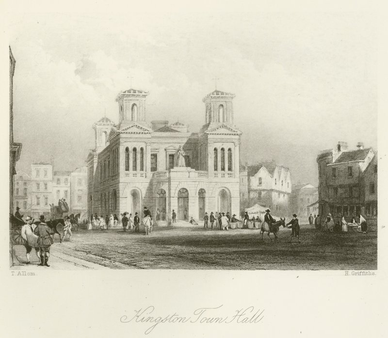 Hôtel de ville de Kingston - after Thomas Allom