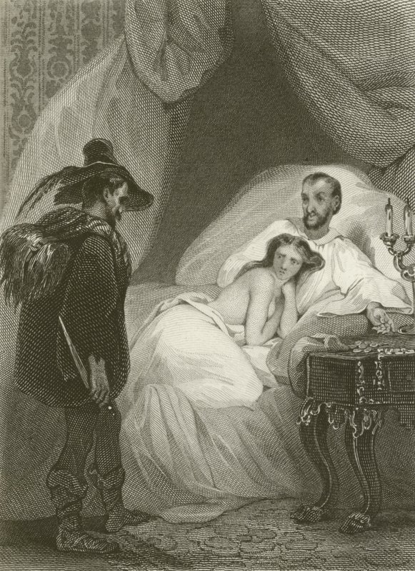 Le Mari, La Femme et Le Voleur - after Tony Johannot