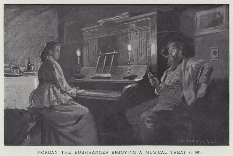 Morgan le bushranger profitant d