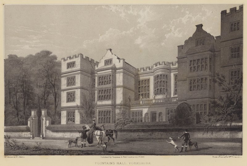 Fountains Hall, Yorkshire - after William Richardson