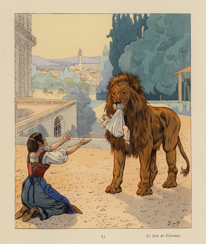 Le lion de Florence - pseudonym for Onfray de Breville Jacques Job