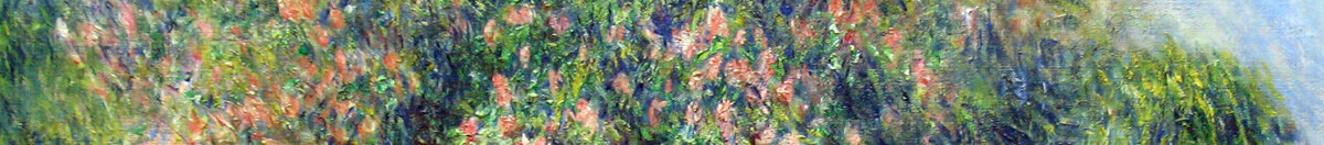 Châtaignier en fleurs (Pierre-Auguste Renoir), Detail: Blühende Kastanienkrone