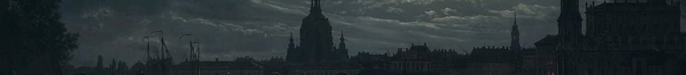 Vue de Dresde au clair de lune (Johan Christian Dahl)