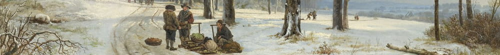 Paysage d'Hiver, 1835-8 (Barend Cornelis Koekkoek)