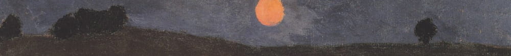 Lune sur le paysage (Paula Modersohn Becker)