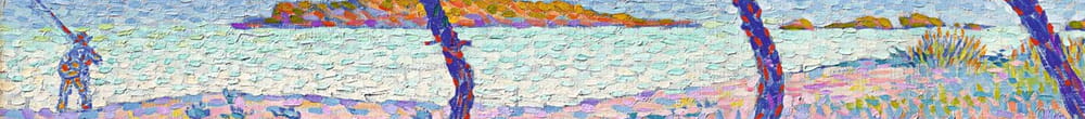 La plage à Saint-Clair, 1896 (Henri Edmond Cross)