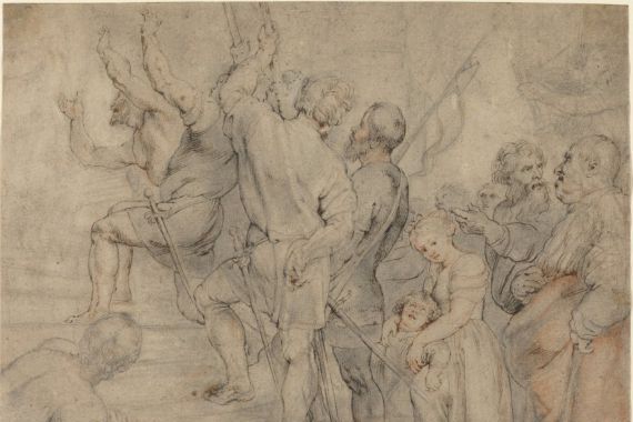 Sir Peter Paul Rubens over Anonymous Italian after Titian