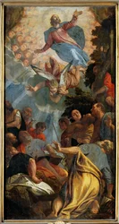 Ascension du Christ (peinture sur toile)