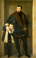 Giuseppe Da Porto avec son fils Adriano