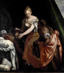 Judith avec la tête d