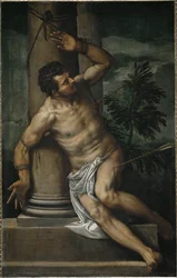 Saint Sébastien (peinture sur toile)