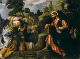 Christ et la Samaritaine au puits