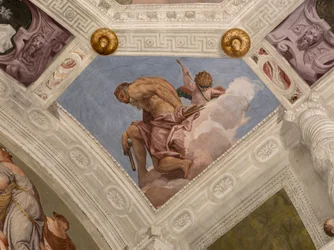Paolo Caliari dit Véronèse, fresque, Villa Barbaro, Maser, Italie