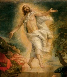 La résurrection du Christ. Détail.
