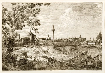Vue imaginaire de Padoue, vers 1740