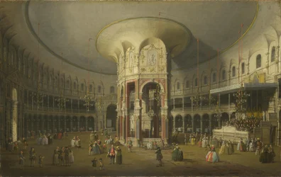 Vue intérieure de la rotonde de Ranelagh à Londres
