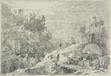 Paysages avec cinq ponts