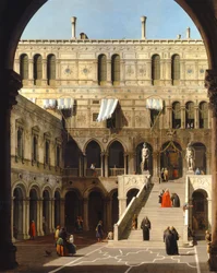 Venise, le Palais des Doges, la Scala dei Giganti