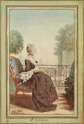 Mlle Jeanne Julie Éléonore de Lespinasse, gravure
