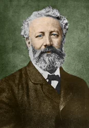 Portrait de Jules Verne (1828-1905), écrivain français, par Nadar